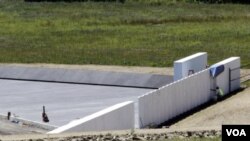 Tugu peringatan bagi korban serangan 11 September yang dibangun di Shanksville, Pennsylvania, diresmikan hari ini (10/9).