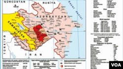 Ermənstan-Azərbaycabn münaqişəsi (xəritə) 