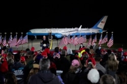 Vice President Mike Pence speaks at a campaign event in Flint, Mich., Oct. 28, 2020.