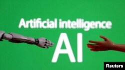 Foto ilustrasi yang merepresentasikan kecerdasan buatan atau AI. (Foto: Reuters/Dado Ruvic)