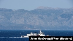 Penjaga Pantai Turki melakukan patroli di perairan Turki (foto: dok). 