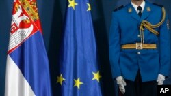 U Srbiji je obeležen i dan Evropske unije, Foto: (AP Photo/Darko Vojinovic)