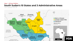 south sudan map