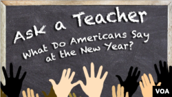 What Do Americans Say at the New Year?
