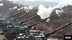 Salah satu latihan militer yang dilakukan oleh Korea Selatan dalam bersiap menghadapi kemungkinan serangan dari Korea Utara.