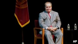 U.S. Supreme Court Justice Antonin Scalia seen here in Oct. 20, 2015 file photo. (AP Photo/Jim Mone, File)