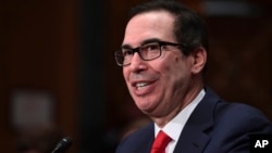 Menteri Keuangan AS, Steve Mnuchin (foto: dok).