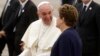 Pope Francis Embraced Upon Arrival in Brazil