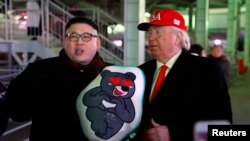 លោក​ ត្រាំ​ និង លោក គីម ក្លែង​ក្លាយ​ត្រូវ​បាន​ឃើញ​នៅ​ក្នុង​កីឡា​អូឡាំពិក។