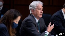 Direktur CIA, William J. Burns di Gedung Capitol, Washington, D.C., 14 April 2021. (SAUL LOEB / POOL / AFP)