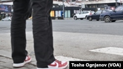 Во недела повторно протест за побезбедни улици. Фото: Пешачки премин во Скопје, февруари, 2025