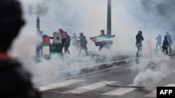 Demonstrasi pro-Palestina berlanjut di seluruh Eropa termasuk di Paris, Prancis (foto: dok).
