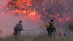 消防人员奋力拼搏 加州大火本周减弱