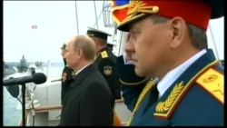 Putin in Crimea in First Visit Since Annexation