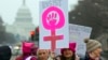 Ribuan Perempuan di Seluruh Dunia Gelar 'Women's March'