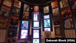 One of the many state-of-the-art interactive displays for education and entertainment that are throughout the Museum of the Bible. The museum opens Saturday in Washington.