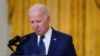 President Joe Biden speaks about the bombings at the Kabul airport that killed at least 12 U.S. service members, from the East Room of the White House, Aug. 26, 2021, in Washington.
