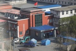 지난달 중국 단둥 세관.