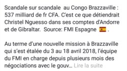 Reportage de Ngouela Ngoussou, correspondant à Brazzaville pour VOA Afrique
