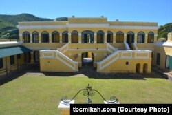 Fort Christiansvaern, built in 1738, is one of five historic structures in Christiansted’s waterfront.