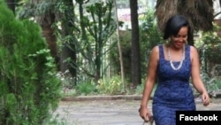 Nazrawit Abera is seen in an undated photo published on her Facebook page.