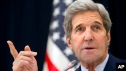 ​លោក​ ​John Kerry​ រដ្ឋមន្ត្រី​ក្រសួង​ការបរ​ទេស​សហរដ្ឋ​អាមេរិក​ នឹង​ធ្វើ​​ទស្សនកិច្ច​​រយៈពេល​ពីរ​​ថ្ងៃ​នៅ​កម្ពុជា គឺនៅ​ថ្ងៃច័ន្ទ ទី២៥ និង​ថ្ងៃ​អង្គារ ទី២៦ ខែមករា ឆ្នាំ២០១៥​នេះ។​