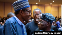 Shugaba Buhari da Obasanjo