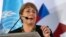 La Alta Comisionada de las Naciones Unidas para los Derechos Humanos, Michelle Bachelet, habla durante la inauguración del "Seminario de mujeres afrodescendientes de América Latina" en San José, Costa Rica.