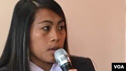 Vietnamese American Minh Dang, whose parents sold her for sex from age 10, is a member of the U.S. Advisory Council on Human Trafficking. (S. Herman/VOA)