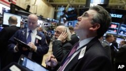 미국 뉴욕시 증권 거래소. (자료사진)