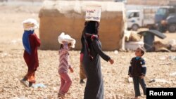 Situasi di pengungsian Ain Issa.