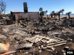 Scenes of devastation in Mexico Beach, Florida in the aftermath for Hurricane Michael.