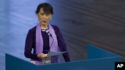 Burma's Aung San Suu Kyi on Tour of Europe 