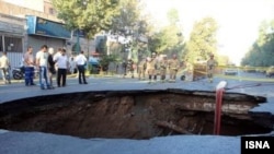 فرونشست زمین در تهران