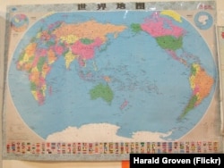 A common map of the world in China