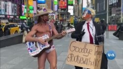 Nyu-York AQShning 45-prezidenti Donald Tramp bilan o’zgacha xayrlashdi