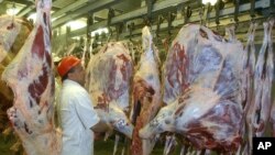 Salah satu rumah potong halal di Amerika (Foto: AP).