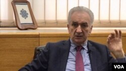 Mirko Šarović tokom razgovora za Glas Amerike.