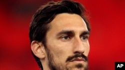 Davide Astori lors d'un match amical entre l'Italie et l'Espagne, Italie le 24 mars 2016