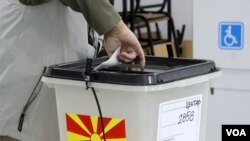 Glasanje na referendumu u Makedoniji
