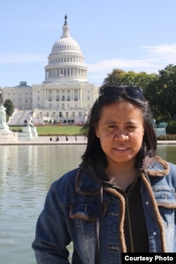 Sineas Indonesia, Jane Lawalata, saat berkunjung ke Washington, DC (dok: Jane Lawalata)