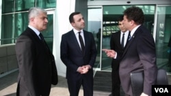 გელა ხვედელიძე და შსს მინისტრი ირაკლი ღარიბაშვილი 