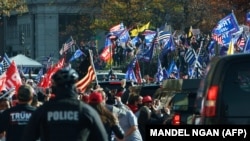 Protest Trampovih pristalica protiv izbornih rezultata 14. novembra u Vašingtonu