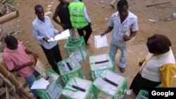 Misalin akwatunan zabe a Najeriya