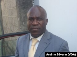 Assen Bozire, économiste, membre de l'ITIE à Brazzaville, le 10 septembre 2018. (VOA/Arsène Séverin)