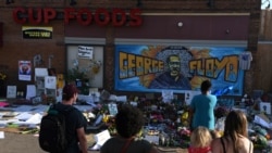 Mural Džordža Flojda u blizini mestu gde je preminuo tokom hapšenja 25. maja 2020.