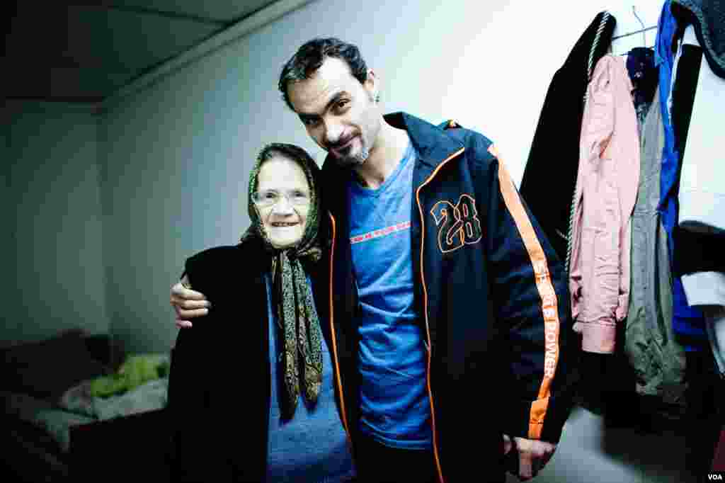 Elbrus Abasa and his grandmother, Laman Jadker, face the future in Abkhazia together. (V. Undritz for VOA)