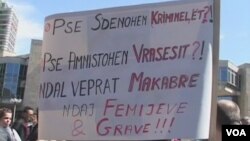 Une manifestation contre la pédophilie