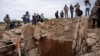 Hundreds of South African illegal miners, police continue standoff