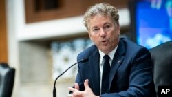 资料照：共和党联邦参议员兰德·保罗。